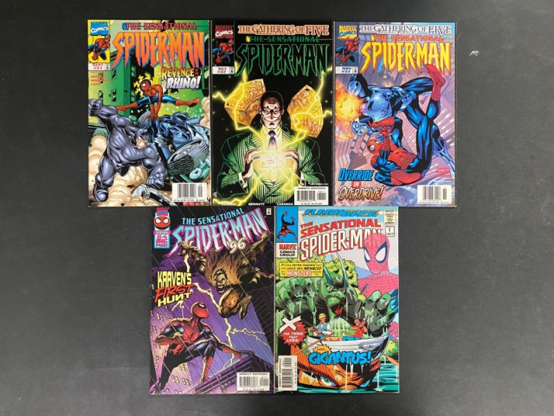 The Sensational Spider-Man (1996) #'s 0-33 + 1996 Annual + Flashback VF/NM Set