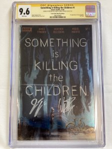 Something Killing Children #1 - CGC 9.6 - BOOM - 2020 - Autos! LCSD foil variant 