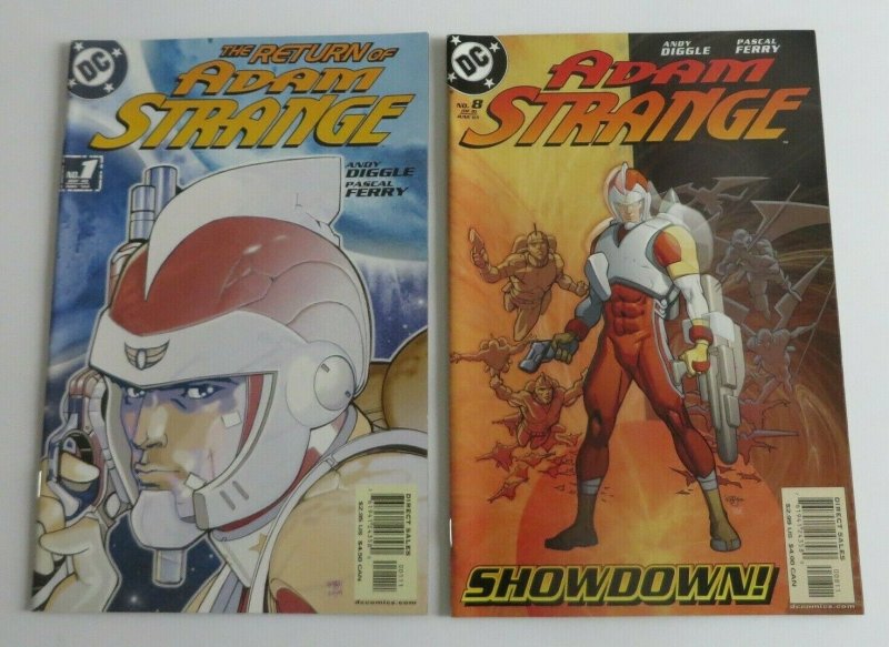 Adam Strange #1 2 3 4 5 6 7 8 Complete Set High Grade VF/NM DC Comics 2004