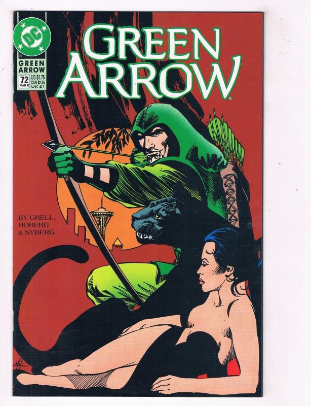 Green Arrow #72 VF DC Comics Comic Book Grell Mar 1993 DE39 AD12