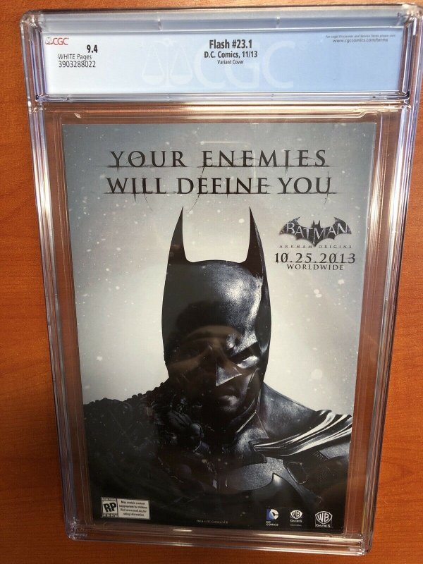 Flash (2013) #23.1 (CGC 9.4 WP) Variant Cover Newsstand Edition!