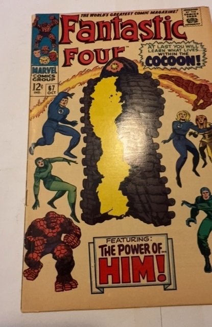 Fantastic Four #67 (1967)the power of him - warlock foxxing