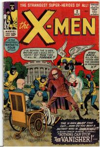 X-Men #2, 1st appearance of the Vanisher