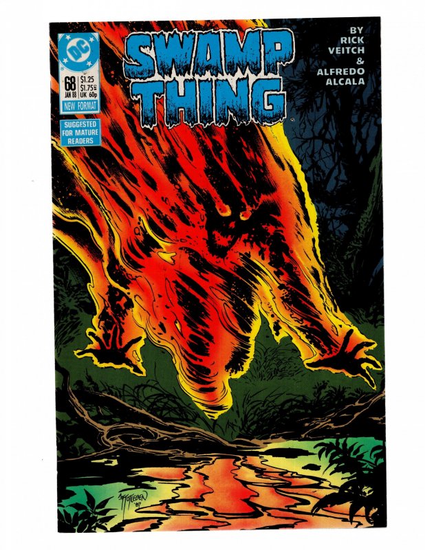 Swamp Thing #68 (1988) VF/NM Beauty !  / ID#765