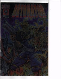 Chaos Comics Detonator #1 Metallic foil cover Brian Pulido Steven Hughes Cover