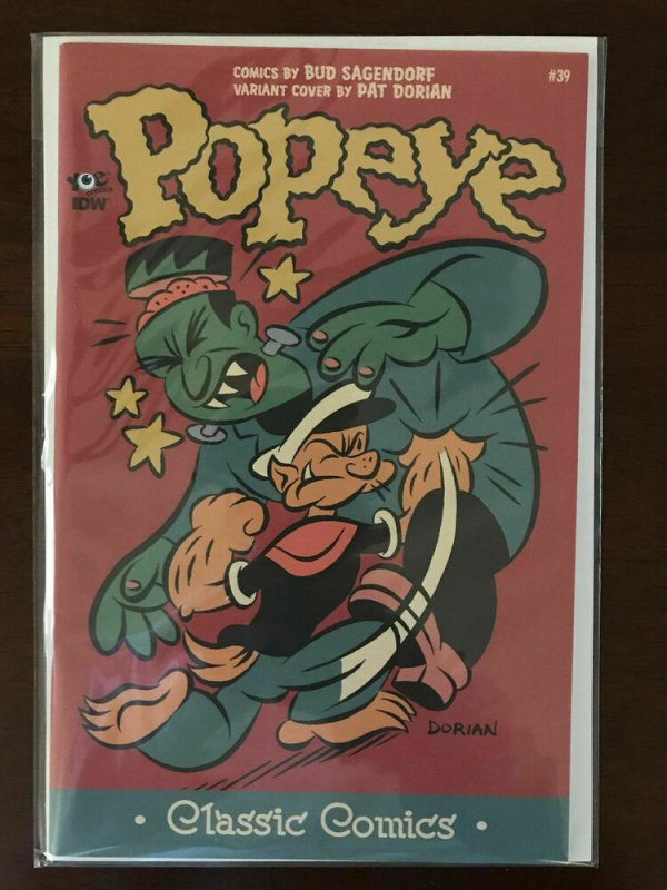 Popeye Classic Comics #39 RI 1:10 Variant Cover 