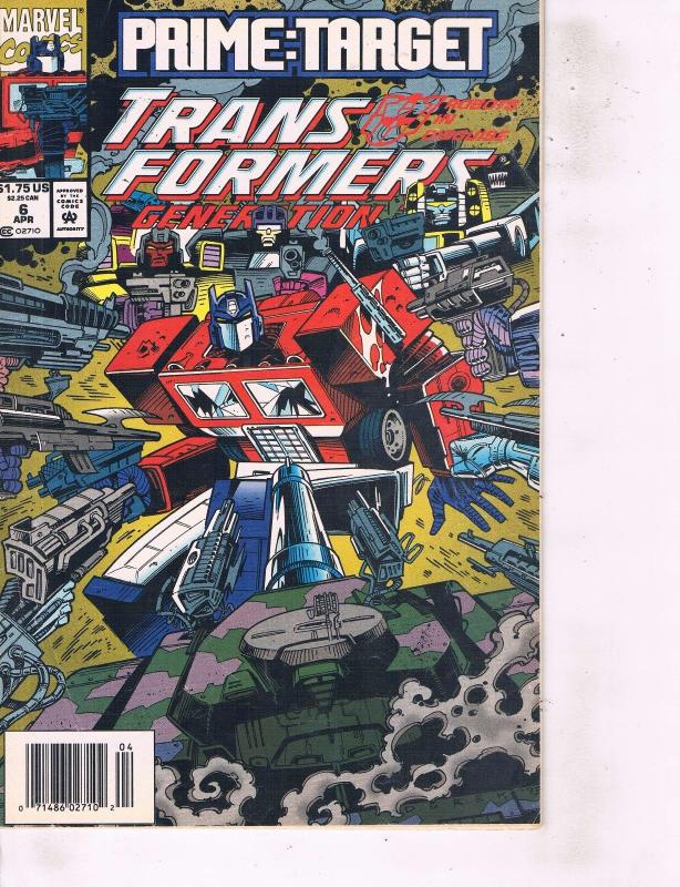 Lot Of 2 Marvel Comic Book Transformers Generation #6 and Iron Man X-0 #1 ON14