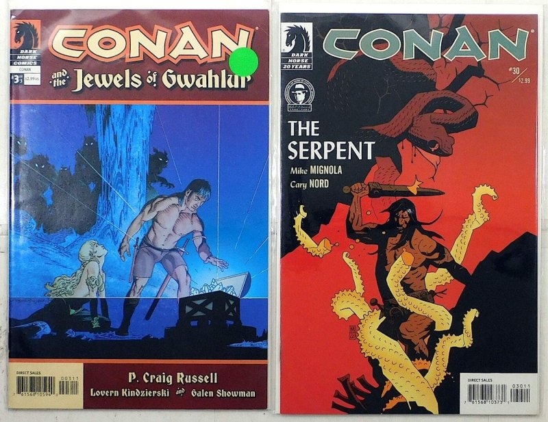 Conan Lot of 2 #30, Jewels of Gwahlur 3 (2005) Dark Horse Comics 1st Print