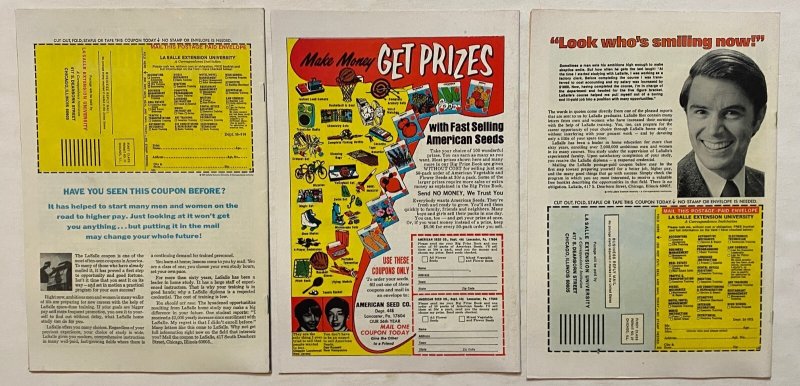 *Fantastic Four (Vol. 1, 1961) #145VF+, #147VF, #149NM- (See Desc.)