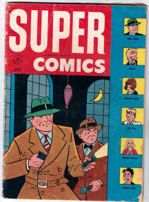 Super Comics #95 (Apr-46) VG Affordable-Grade Dick Tracy