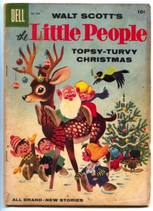 Little People-Topsy Turvy Christmas- Four Color Comics #868 1957