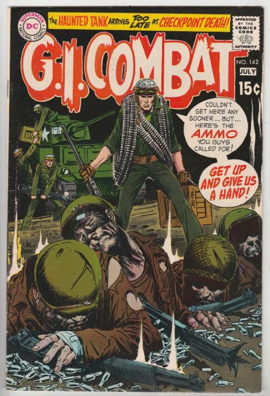 G.I. Combat #142 (Jul-70) NM/NM- High-Grade The Haunted Tank