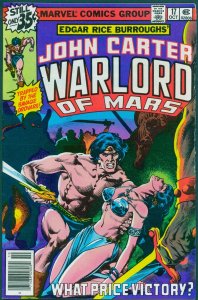 John Carter Warlord of Mars 17 FN 6.0 Marvel 1978