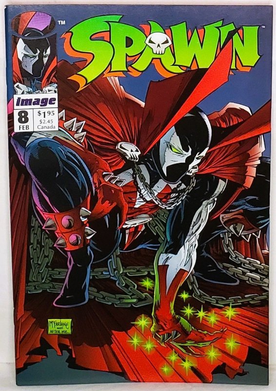 SPAWN #8 Todd McFarlane Spider-Man #1 Homage Cover Alan Moore Image Comics CT101