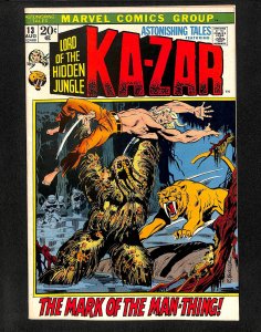 Astonishing Tales #13 Ka-Zar 3rd Man-Thing!