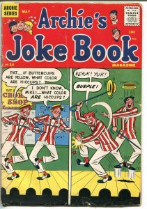 Archie's Joke Book #34 1958-MLJ-Betty-Veronica-vaudeville-G/VG