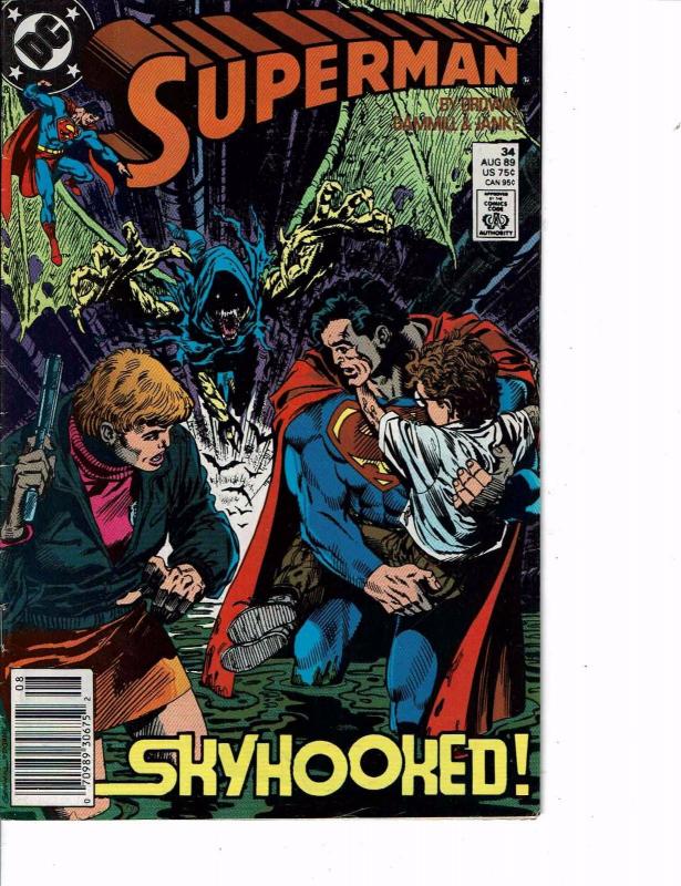 Lot Of 2 Comic Books DC Superman #89 and #34 Batman Flash 0N8