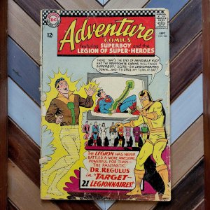 Adventure Comics #348 G (DC 1966) SUPERBOY, LEGION of SUPES, 1st DOCTOR REGULUS