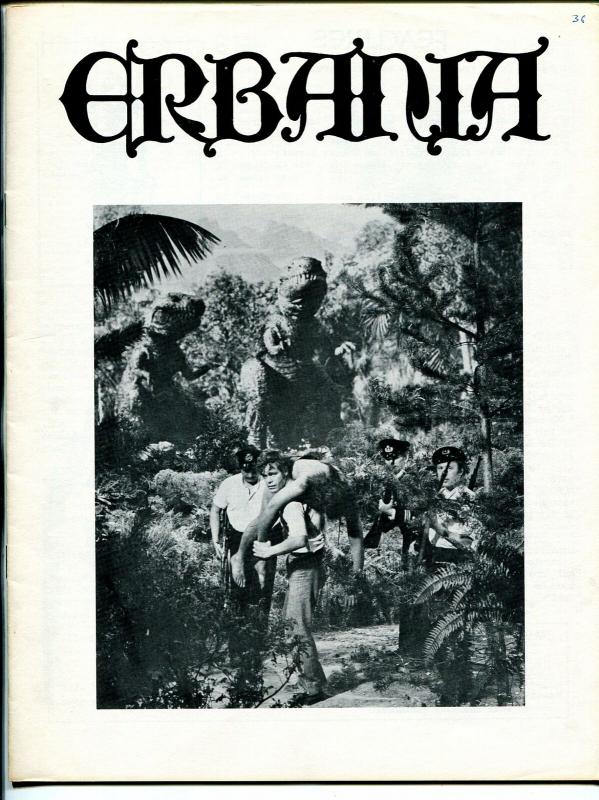 Erbania #36 1974 -Edgar Rice Burroughs-Tarzan-Land Time Forgot-info-pix- FN/VF