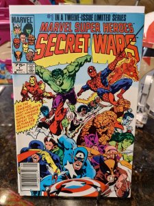 MARVEL SUPER-HEROES SECRET WARS #1 (1984) - BLUE GALACTUS ERROR - NEWSSTAND