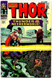 THOR #128 & 130 (1966) 5.0 VG/FN  KIRBY/COLLETTA Goodness! HERCULES! PLUTO!