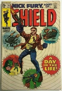 NICK FURY, AGENT OF SHIELD#14 VG 1969 MARVEL SILVER AGE COMICS