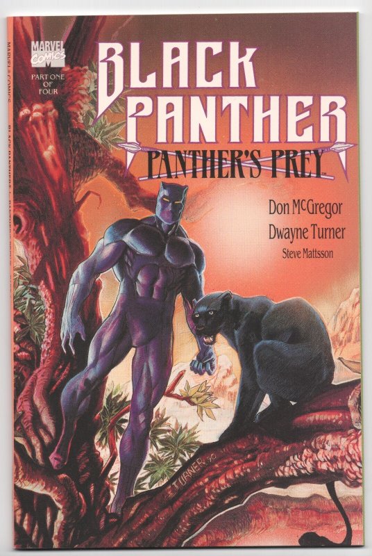 BLACK PANTHER PANTHER'S PREY #1-4 (Marvel Comics 1991) COMPLETE SET