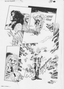 Silverblade #11 p.15 - LA - Horrific Suicide Splash - art by Gene Colan