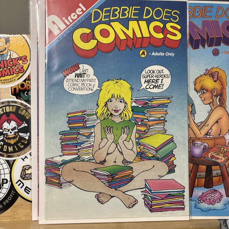 Debbie Does Comics Complete Set 1-3 Aircel Comics Malibu Comics 1992 VF/NM