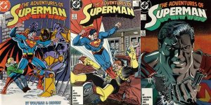 Adventures of Superman #429-431 (1987-2007) Limited Series DC Comics - 3 Comics