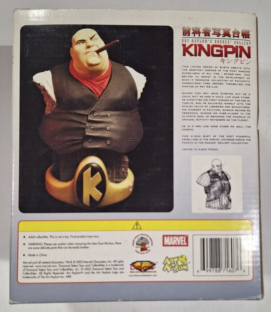 Buste Marvel Kingpin (Rogues Gallery) Par Diamond Select - Spider-Man