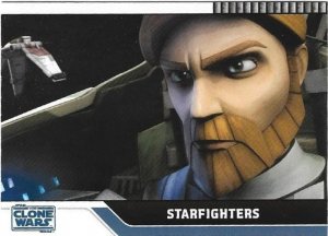 2008 Star Wars: The Clone Wars #54 Starfighters