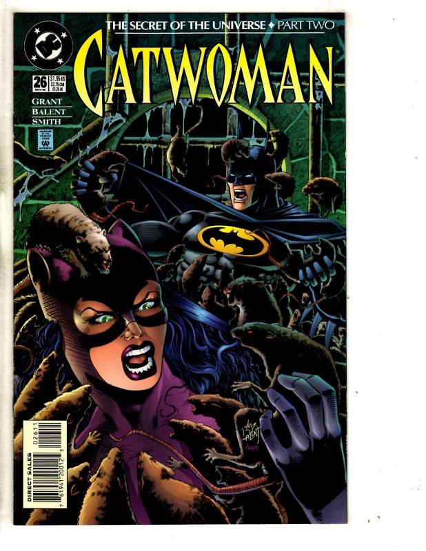 Lot Of 10 Catwoman DC Comic Books Annual 1 3 + 21 22 23 24 25 26 27 32 CR23