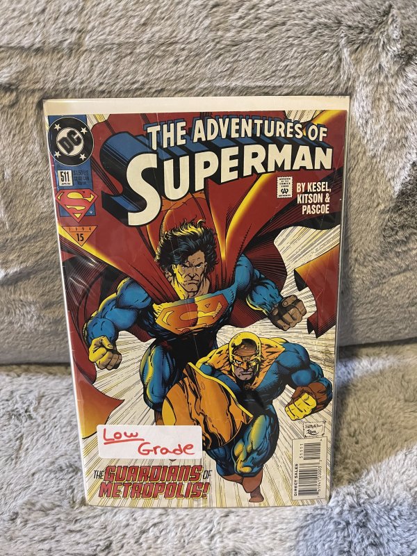 50 Cent Reader's Copies Sale: Adventures of Superman #511 (1994)