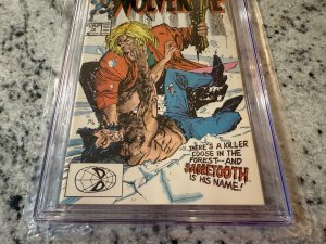 Wolverine # 10 CGC Graded 9.4 Marvel Comic Book 1989 Chris Claremont JH23