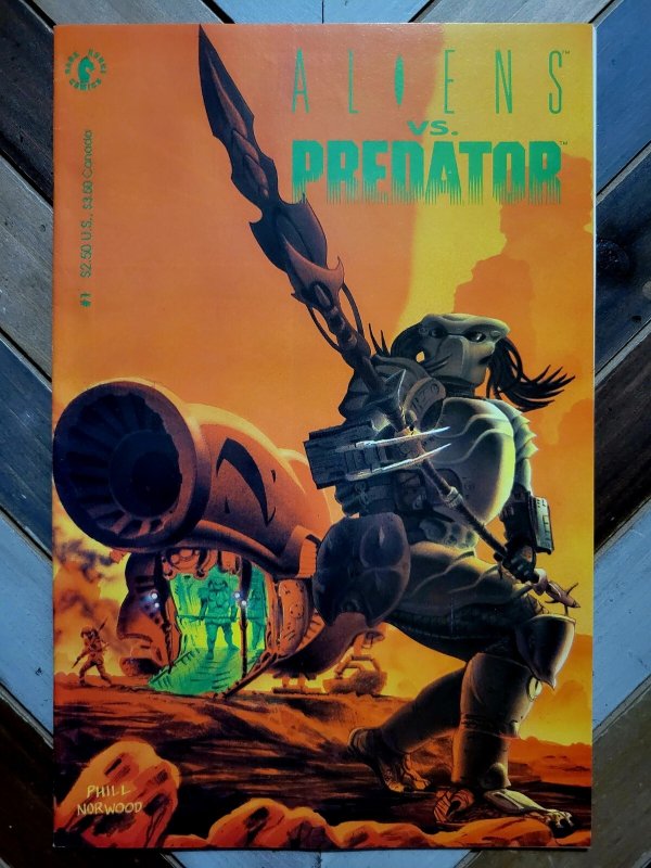 Aliens vs. Predator #1 FN 6.0 Dark Horse Comics 1st Print Cover By Phill Norwood