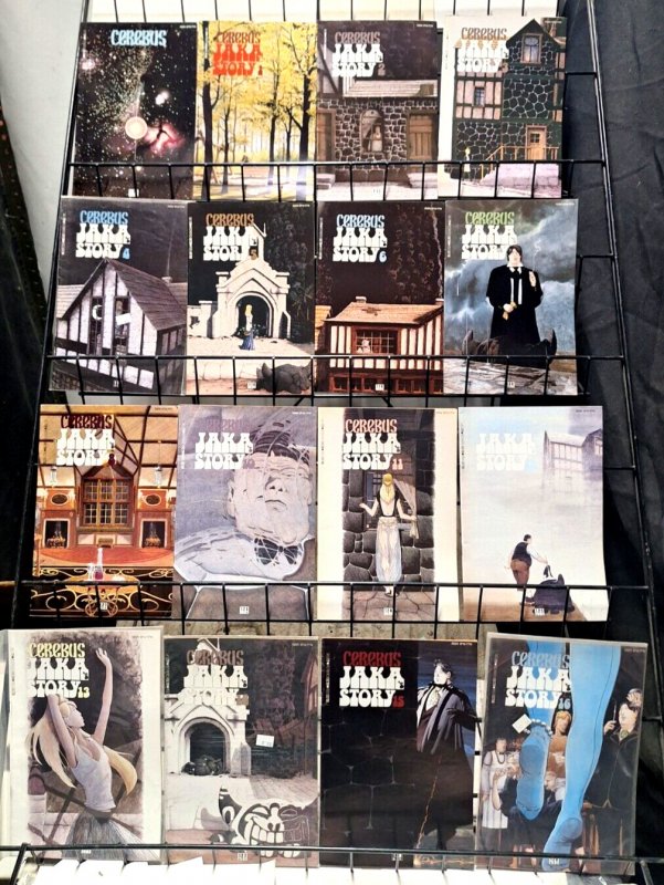 CEREBUS 42-264 (1982-2001)  collection of 103 WYSIWYG great title survey