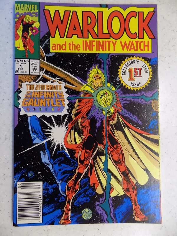 WARLOCK AND THE INFINITY WATCH # 1 MARVEL MOVIE ACTION ADVENTURE