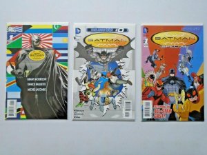 Batman Incorporated comic lot 3 diff avg 8.0 VF (2000s)