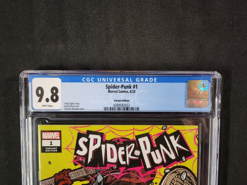 Spider-Punk #1 - Takashi Okazaki Variant Cover (CGC 9.8) 2022