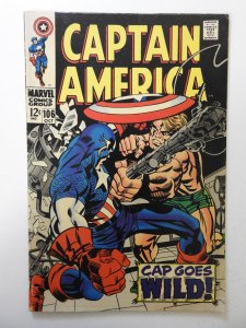 Captain America #106 (1968) FN- Condition!