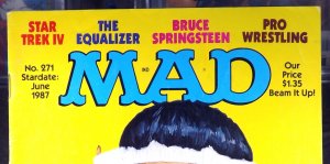 MAD MAGAZINE #271 VG June 1987 EC Comics Star Trek IV Bruce Springsteen Parody