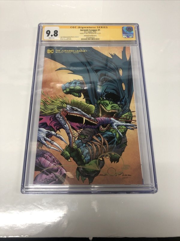 Jurassic League (2022) #1 (CGC 9.8 SS) Signed Walt Simonson Variant Cover C = 1
