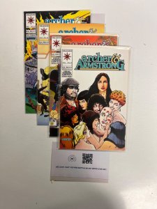 4 Archer & Armstrong Valiant Comic Books # 13 14 24 25 81 JS33