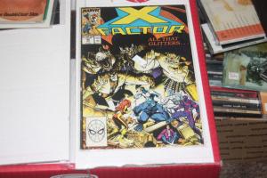 X-Factor comic # 42 (Jul 1989, Marvel)  alchemy +original x-men iceman angel 