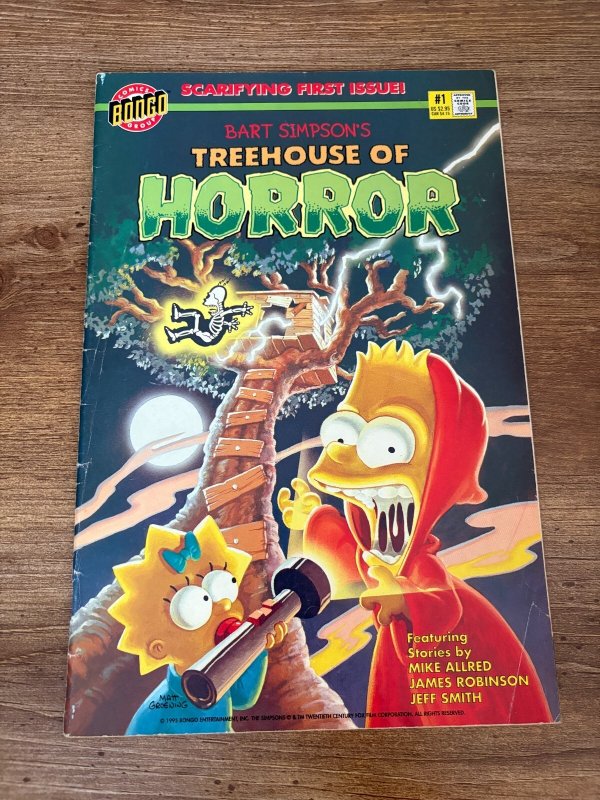 Bart Simpson's Treehouse Of Horror # 1 VG/FN Bongo Comic Book 20 J370