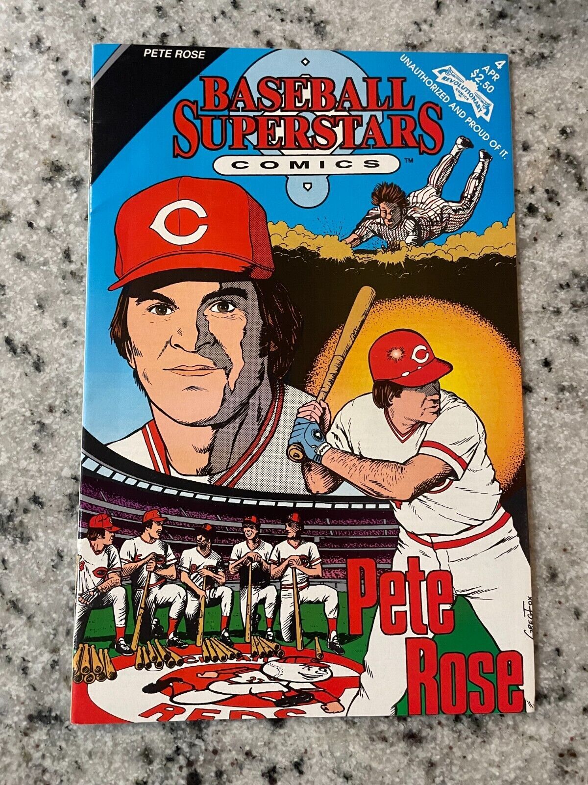 Baseball Superstars Comics # 4 NM 1st Print PETE ROSE Comic Book Reds 12  J872