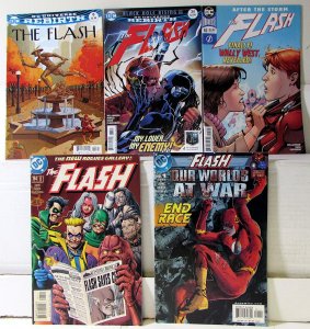 Flash Lot 5 #2nd Series 184, 5th 9 B, 34, 45, Our Worlds At War 1 2016 DC Comics