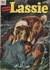 Lassie #13 VG ; Dell | low grade comic October 1953 MGM dog