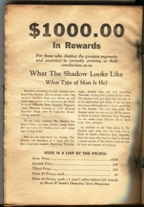 DETECTIVE STORY MAGAZINE-APR49 1931-PULP CRIME----SHADOW CONTEST CLUES